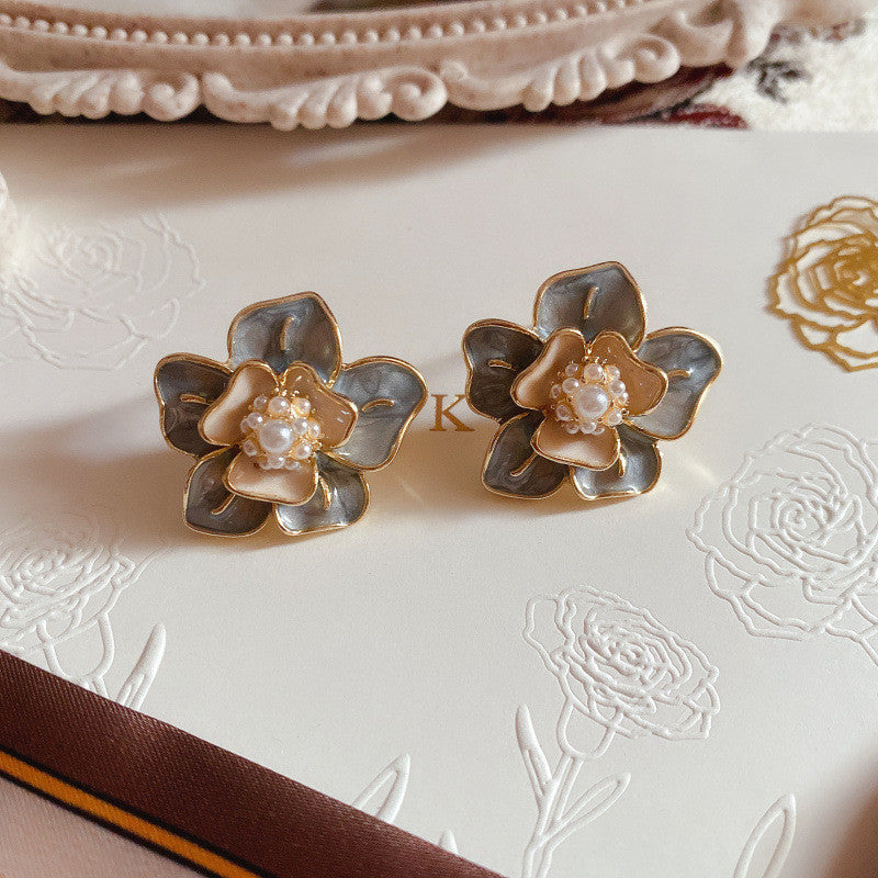 The Fleur Enamel Studs