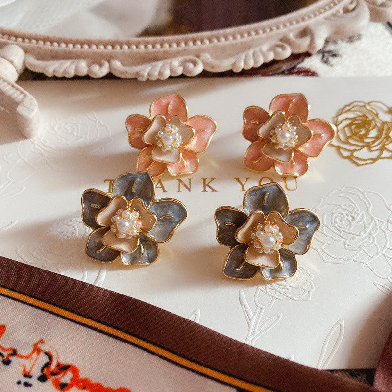 The Fleur Enamel Studs